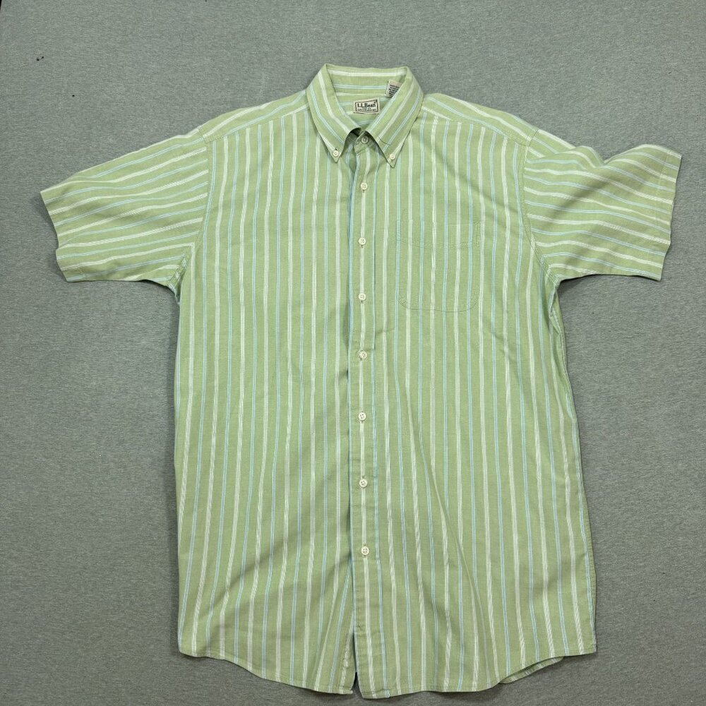 Lot of 3 90s Vintage L.L Bean Button Shirts Mens Tall Large Cottagecore Gorpcore - Picture 6 of 16